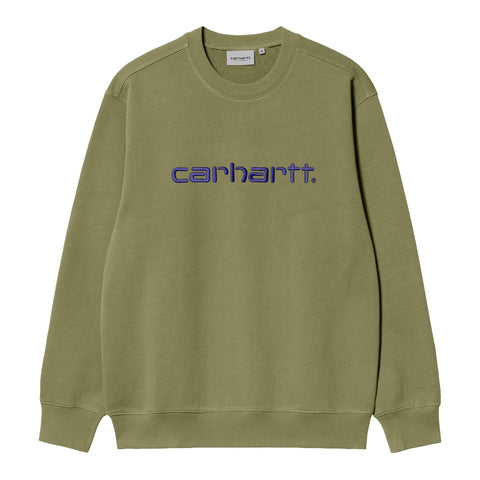 Carhartt Wip Carhartt Herren-Sweatshirt mit Rundhalsausschnitt, grün