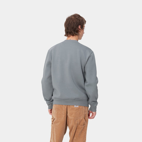 Carhartt Wip Carhartt Herren-Sweatshirt mit Rundhalsausschnitt Grau