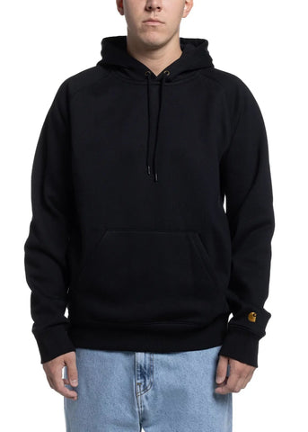 Carhartt Wip Felpa con cappuccio  da uomo Chase nera