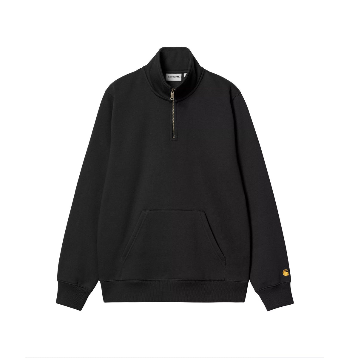 Carhartt Wip Felpa mezza zip da uomo Chase Zip nera
