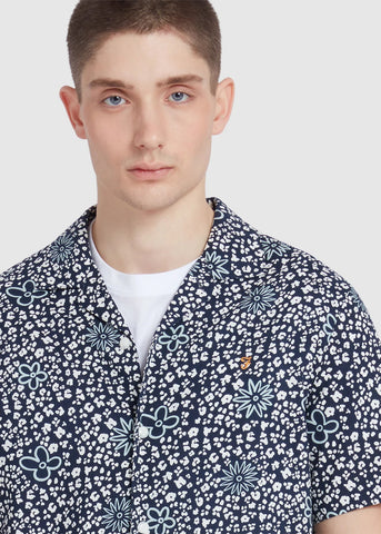 Farah Landon Short Sleeve Men's Patterned Shirt