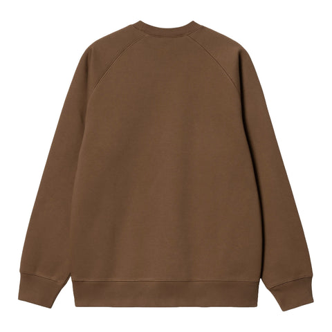 Carhartt Wip Chase Crewneck Men's Sweatshirt Brown