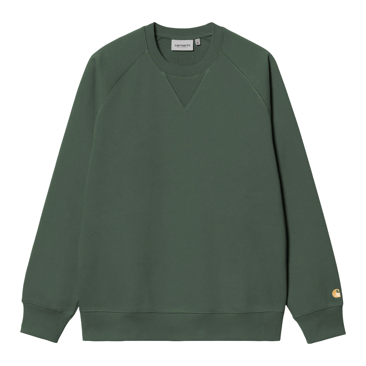 Carhartt Wip Chase Green Herren-Sweatshirt mit Rundhalsausschnitt