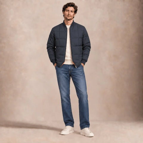 Chesapeake’s Giacca da uomo Lumberjack HBT Waxed Down blu