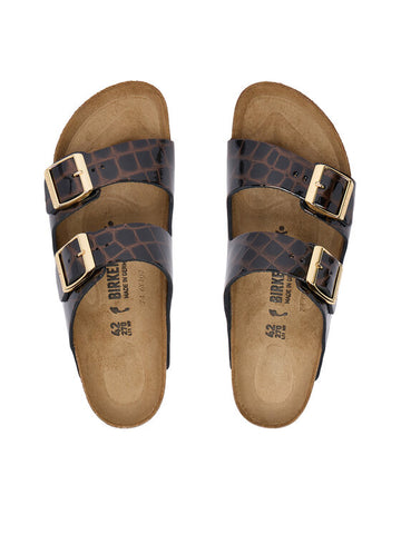 Birkenstock Sandalo in pelle da donna Arizona (Calzata Stretta)