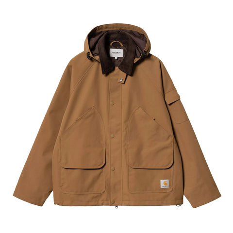 Carhartt Wip Giacca da uomo Clarton Marrone