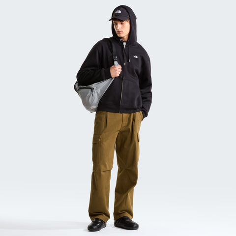 The North Face Felpa con zip e cappuccio da uomo Essential Simple Dome nera
