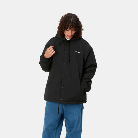 Carhartt Wip Men's Coach Nylon Jacket Black