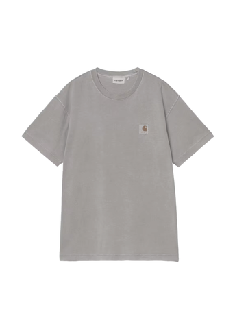 Carhartt Wip T-Shirt da uomo manica corta Nelson grigio lavato