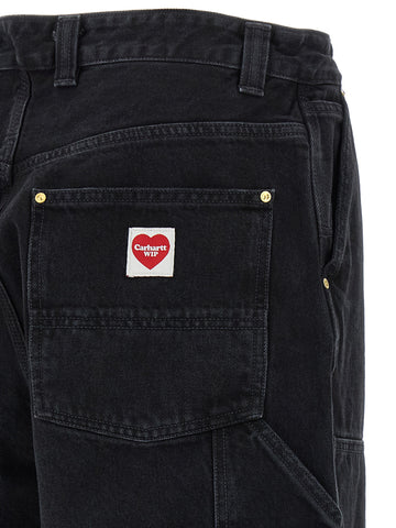 Carhartt Wip Jeans largo da uomo Nash Double Knee nero