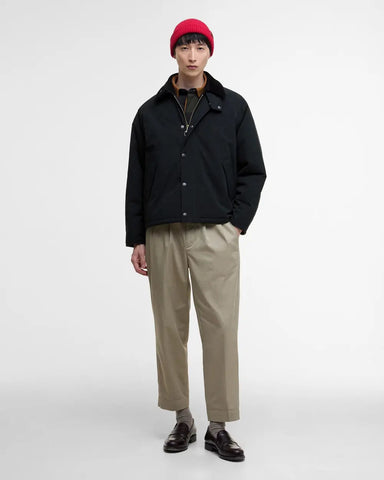 Barbour Giacca da uomo imbottita Transport nera