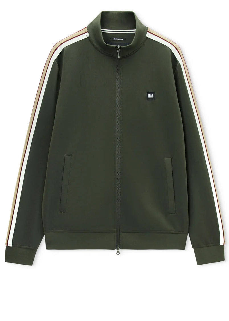 Weekend Offender Felpa con zip da uomo Cultra verde