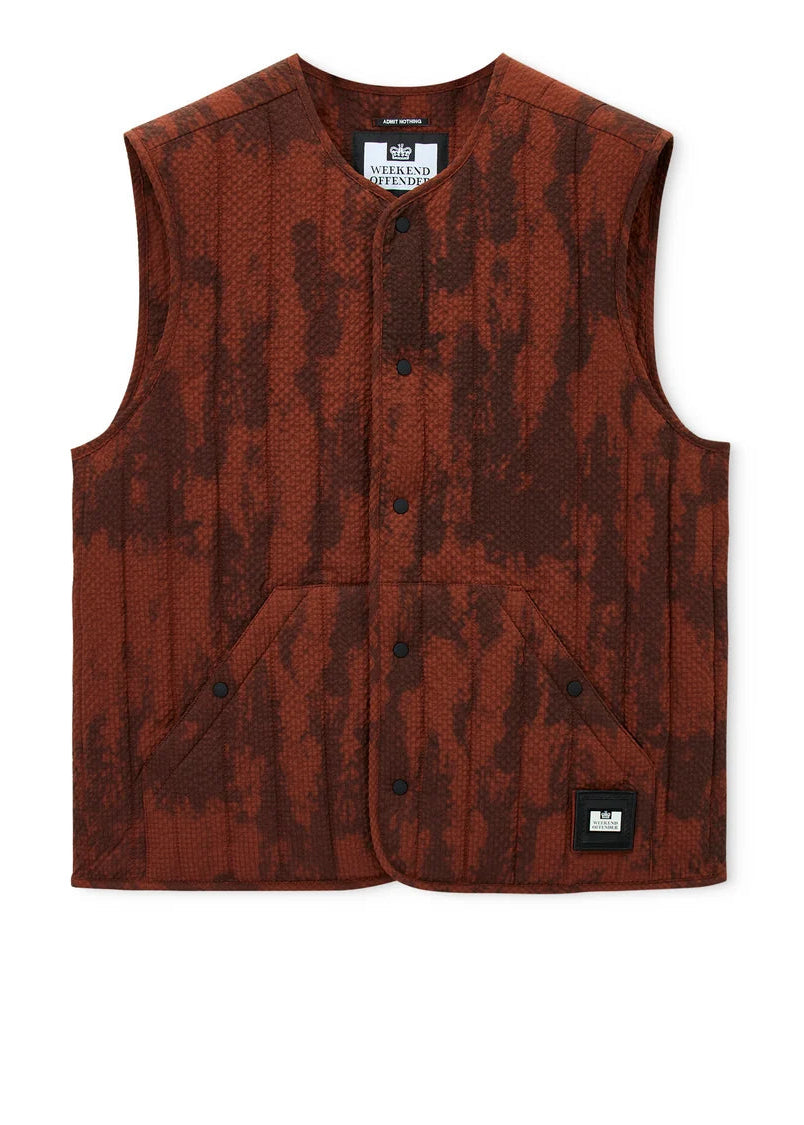 Weekend Offender Giacca smanicata da uomo Fitzpatrick Ero Mattone
