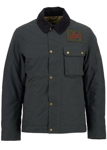 Barbour International Giacca cerata da uomo Steve McQueen sage