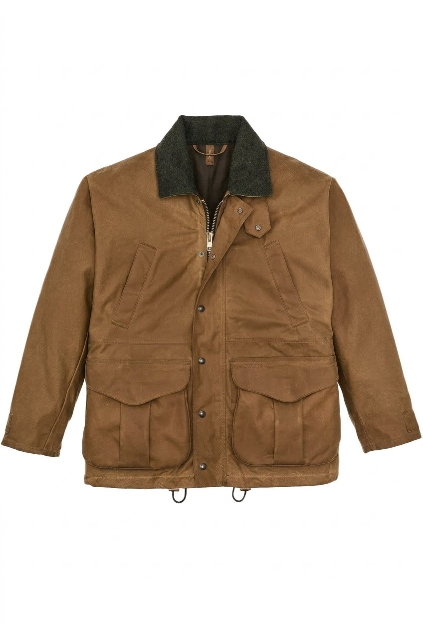 Filson Giacca cerata da uomo Tin Cloth Field marrone