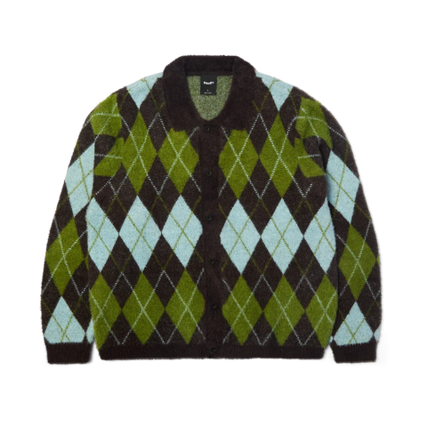 Huf Cardigan con bottoni da uomo Cooper Mohair