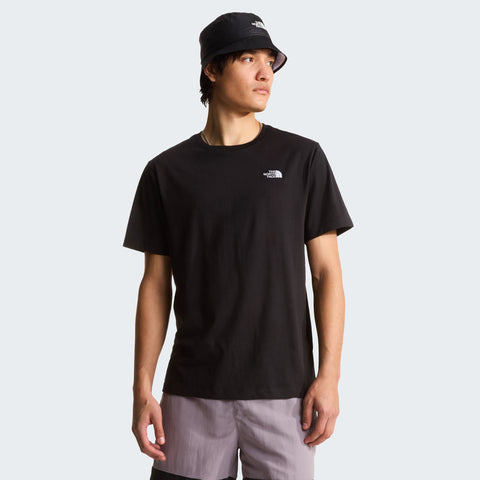 The North Face Men's Evolution Simple Dome Short-Sleeve T-Shirt in Black