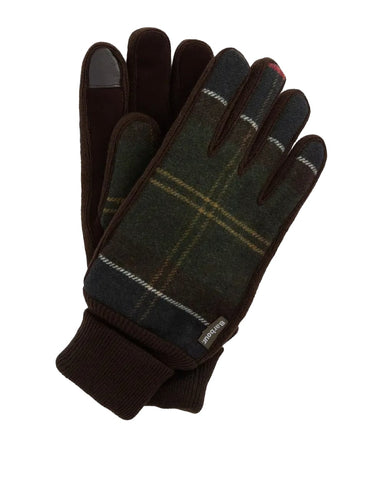 Barbour Guanti di lana in tartan Hackney MGL0144TN11