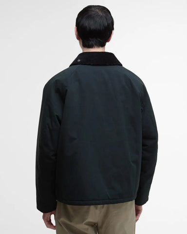 Barbour Giacca da uomo imbottita Transport nera