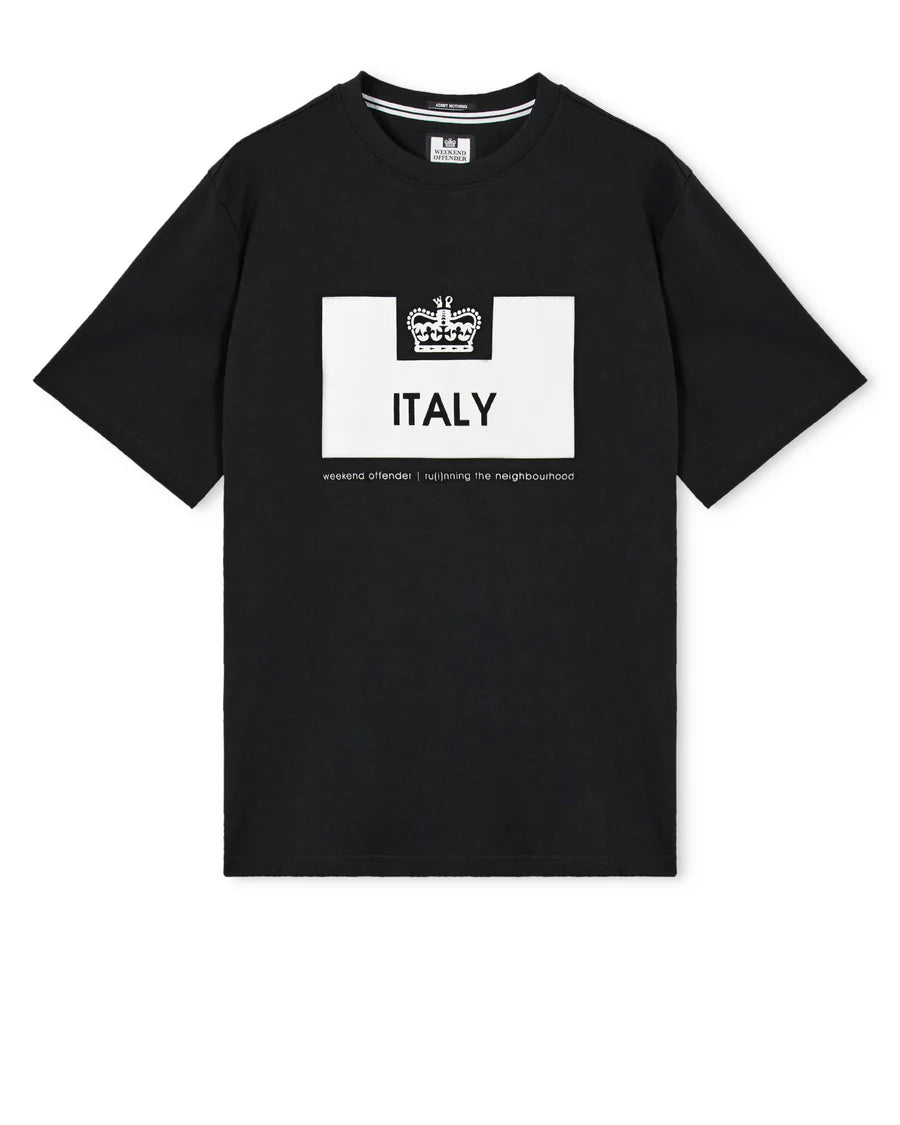 Weekend Offender T-Shirt da uomo manica corta Italia