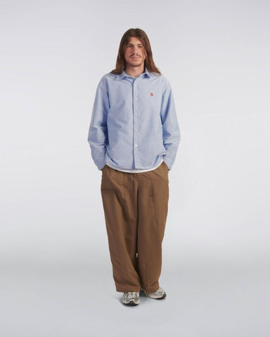 Edwin Camicia in cotone Oxford da uomo Big Ox I034964-0167