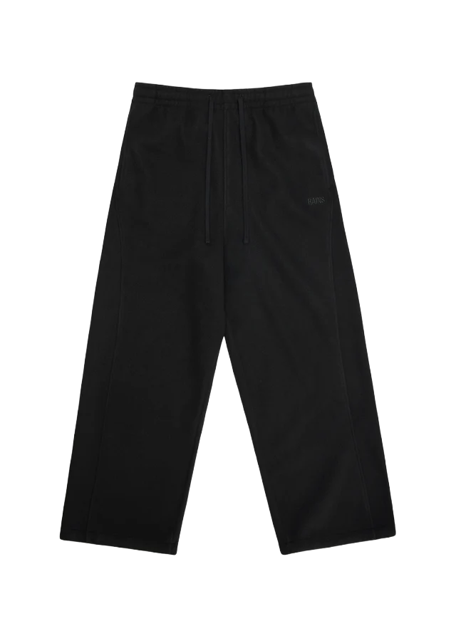 Rains Pantalone in pile da uomo Fleece nero