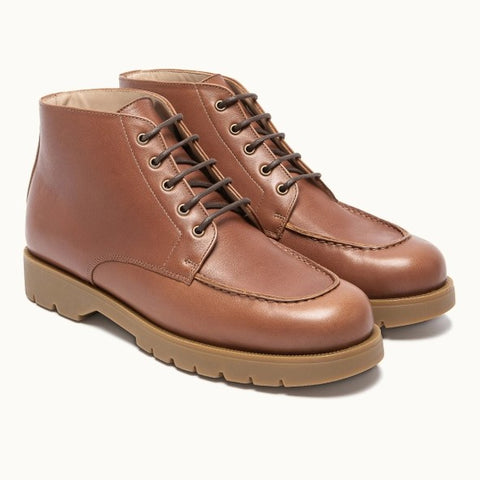 Kleman Herren-Stiefeletten mit Stollensohle aus Oxal Oak