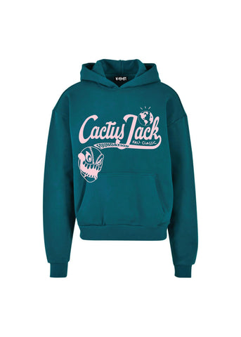 Wasabi Felpa da uomo con cappuccio Cactus Club verde