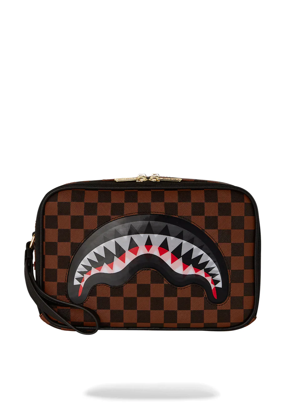 Sprayground Clutch Unisex Sip Lenticular Chomp Brown