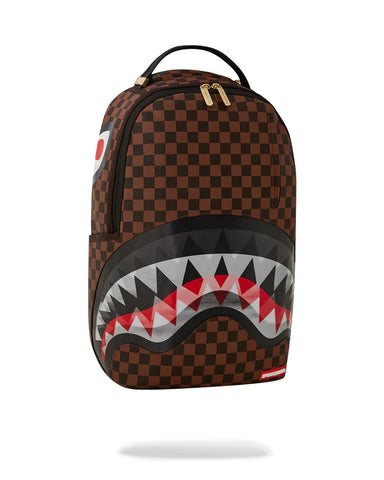 Sprayground Unisex Backpack Sharks In Paris Lenticular Chomp Brown