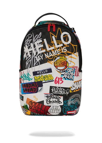 Sprayground Unisex-Rucksack mit dem Tag „Hmni 14Th Anniversary“.