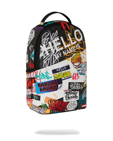 Sprayground Unisex-Rucksack mit dem Tag „Hmni 14Th Anniversary“.