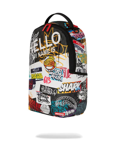 Sprayground Unisex-Rucksack mit dem Tag „Hmni 14Th Anniversary“.