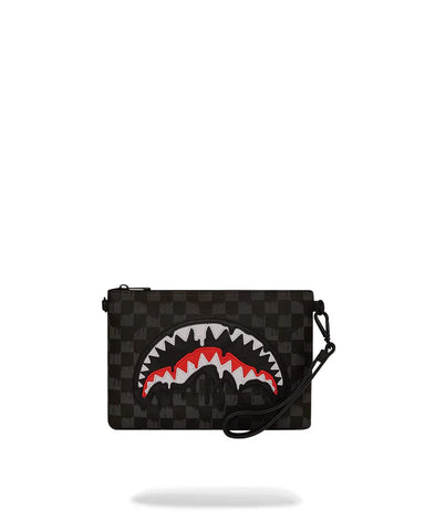 Sprayground  Pochette Dripping Shark In Paris nera