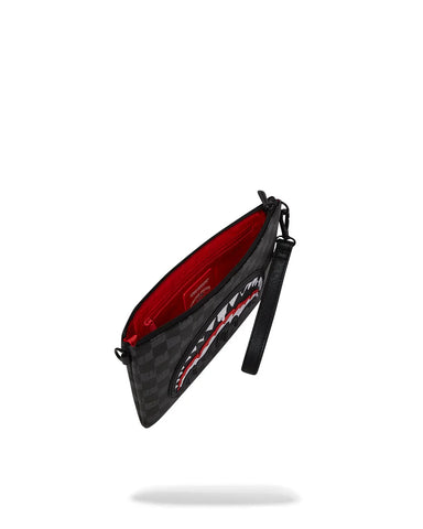 Sprayground  Pochette Dripping Shark In Paris nera