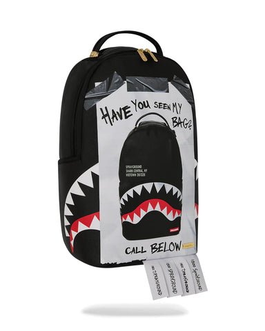 Sprayground Zaino Unisex Missing Bag Flyer nero