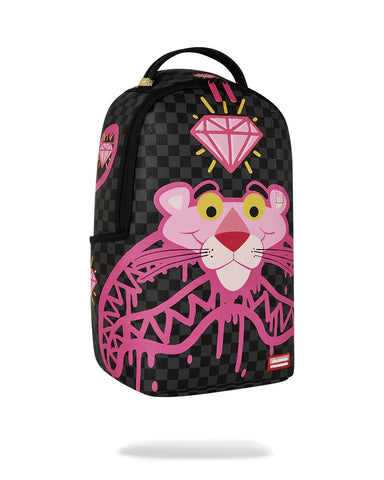 Sprayground Unisex Pink Panther Drippy Black Backpack