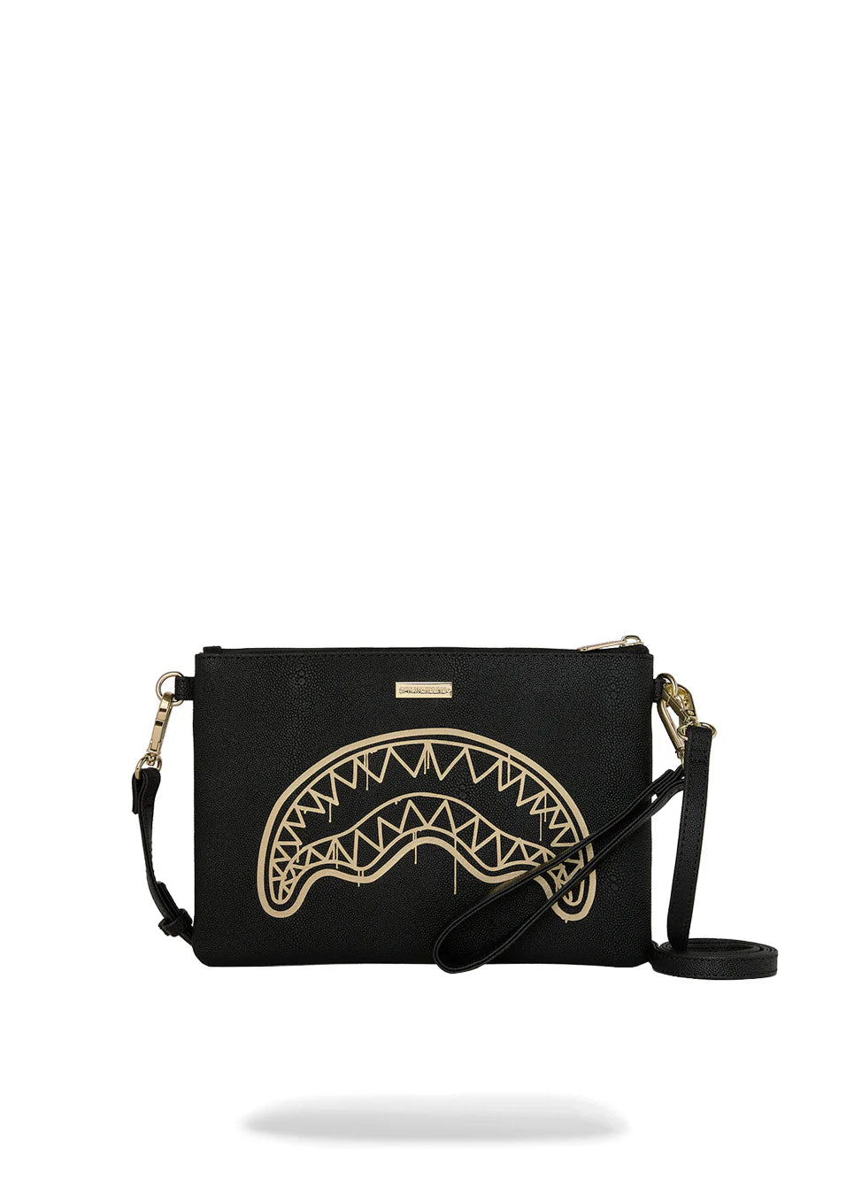Sprayground Pochette That Gold Drap nera