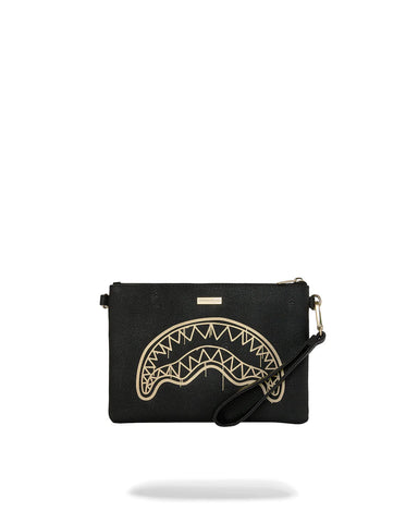 Sprayground Pochette That Gold Drap nera