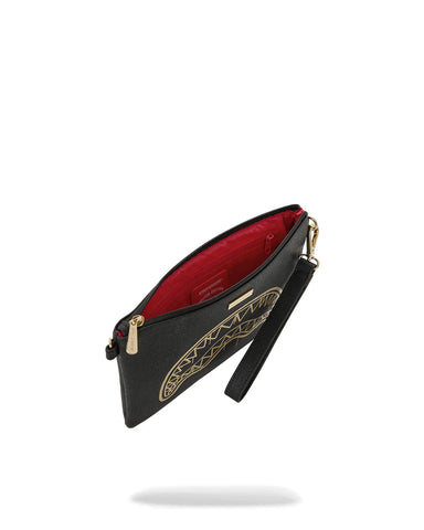 Sprayground Pochette That Gold Drap nera