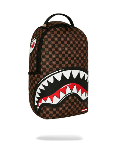 Sprayground Zaino Unisex Sharks In Paris Wtf Bubble marrone
