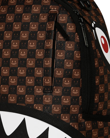 Sprayground Zaino Unisex Sharks In Paris Wtf Bubble marrone