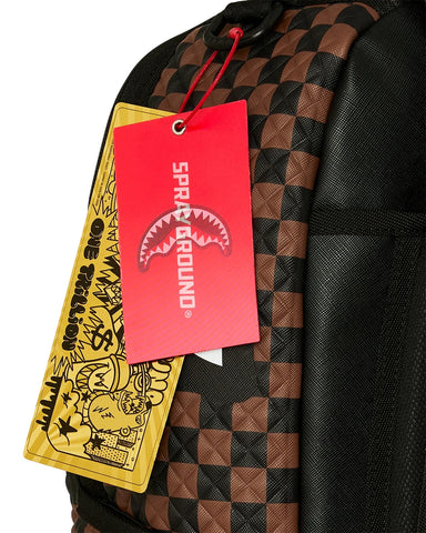 Sprayground Zaino Unisex Sharks In Paris Pyramid marrone