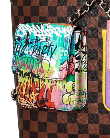 Sprayground Zaino Unisex Hanging Pockets marrone