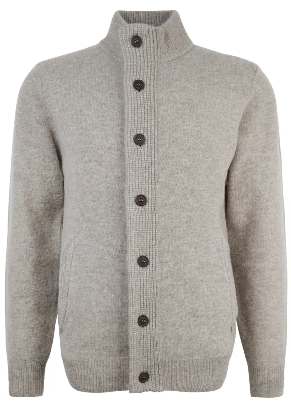 Barbour Maglione da uomo con zip Patch