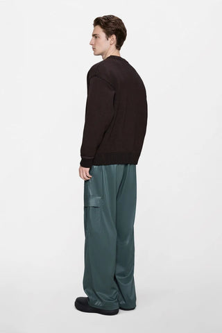 Rains Maglia girocollo da uomo Sowa marrone/nera
