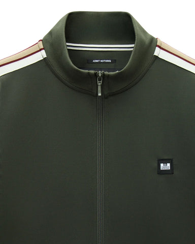 Weekend Offender Felpa con zip da uomo Cultra verde