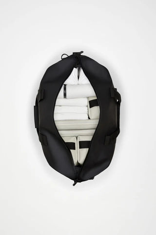 Rains Borsa da viaggio unisex Hilo Weekend nera