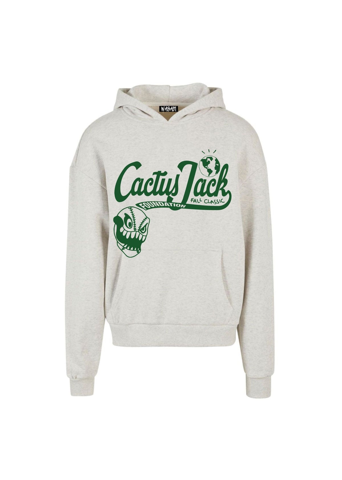 Wasabi Felpa da uomo con cappuccio Cactus Club grigio chiaro