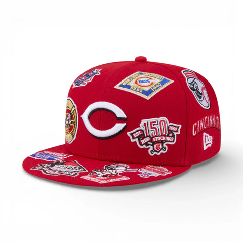 New Era Unisex-Kappe Cincinnati Reds MLB All Over